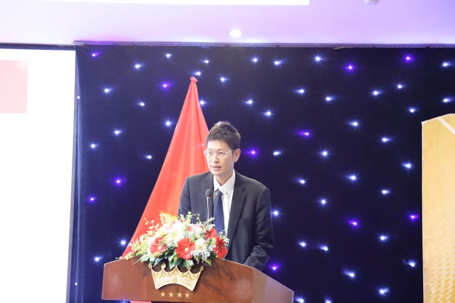 Bí thư thứ nhất, Đại sứ quán Nhật Bản tại Việt Nam Sasaki Shohei phát biểu tại Hội nghị. Bí thư thứ nhất, Đại sứ quán Nhật Bản tại Việt Nam Sasaki Shohei phát biểu tại Hội nghị.