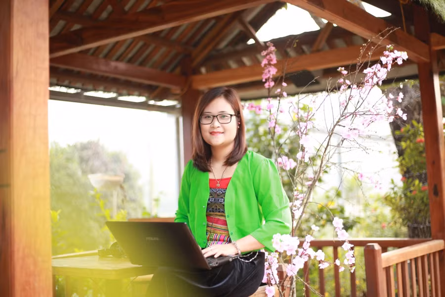 Cô giáo toàn cầu Hà Ánh Phượng. Ảnh: NVCC