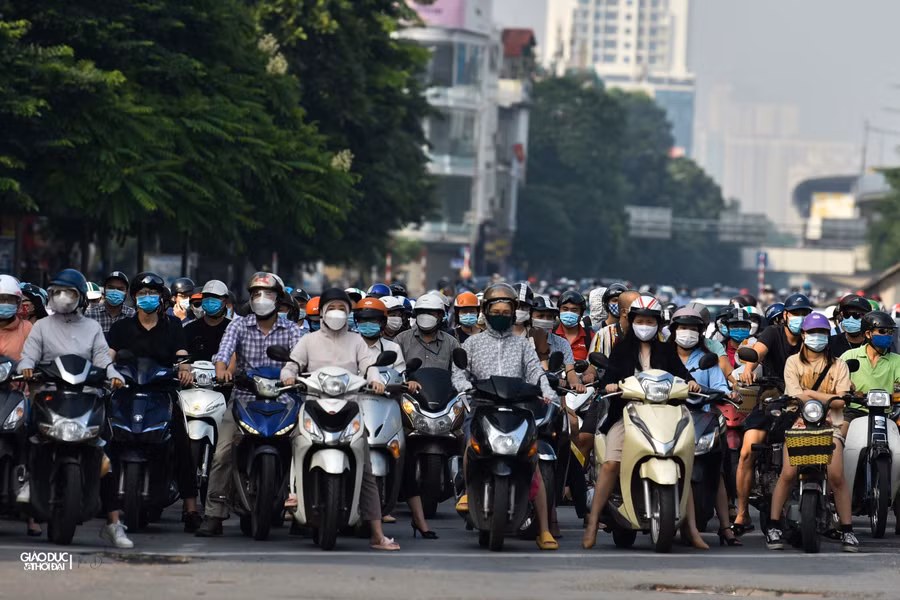Có hiện tượng ùn ứ tại những điểm đèn giao thông.
