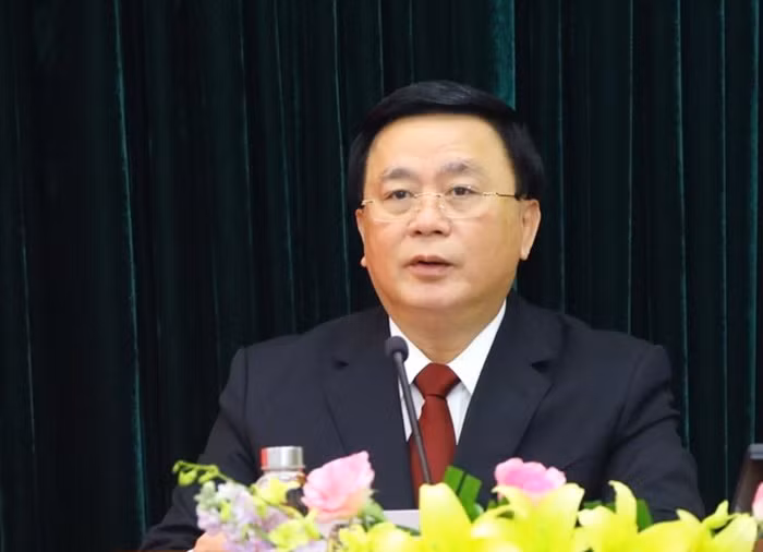 GS.TS Nguyễn Xuân Thắng - Uỷ viên Bộ Chính trị, Giám đốc Học viện Chính trị Quốc gia Hồ Chí Minh, Chủ tịch Hội đồng Lý luận Trung ương. Ảnh: Ái Vân
