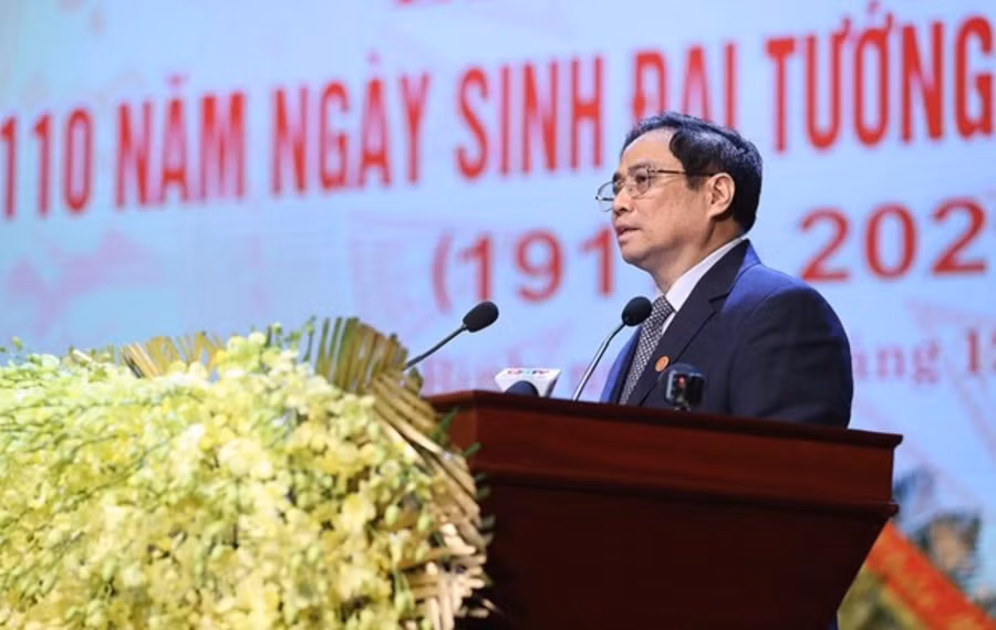Thủ tướng Phạm Minh Chính phát biểu tại buổi lễ