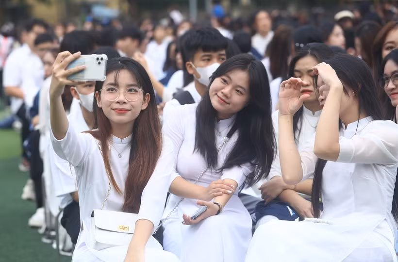 Sinh viên Trường ĐH Sư phạm Hà Nội.