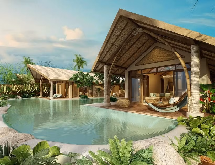 Khu nghỉ dưỡng Fusion Resort Quảng Bình tại biển Bảo Ninh, TP Đồng Hới có tổng vốn đầu tư khoảng 670 tỷ đồng.
