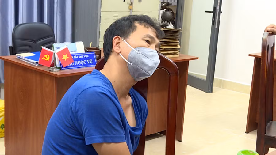 Đối tượng Trần Thanh Hải. Ảnh: Công an tỉnh Bà Rịa – Vũng Tàu.