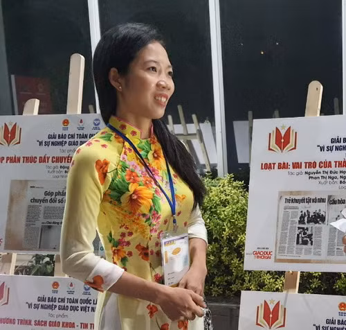Cô Nguyễn Thị Như Thảo tại Chương trình "Thay lời tri ân" 2021