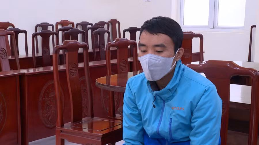 Đối tượng Hoàng Văn Hiếu. Ảnh: Công an Bắc Ninh