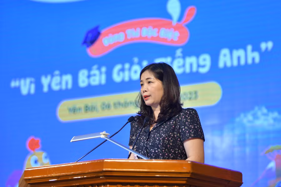 Bà Nguyễn Thu Hương, Phó Giám đốc Sở GD&ĐT tỉnh Yên Bái cho rằng, Cuộc thi là hoạt động có ý nghĩa đối với học sinh. Bà Nguyễn Thu Hương, Phó Giám đốc Sở GD&ĐT tỉnh Yên Bái cho rằng, Cuộc thi là hoạt động có ý nghĩa đối với học sinh.