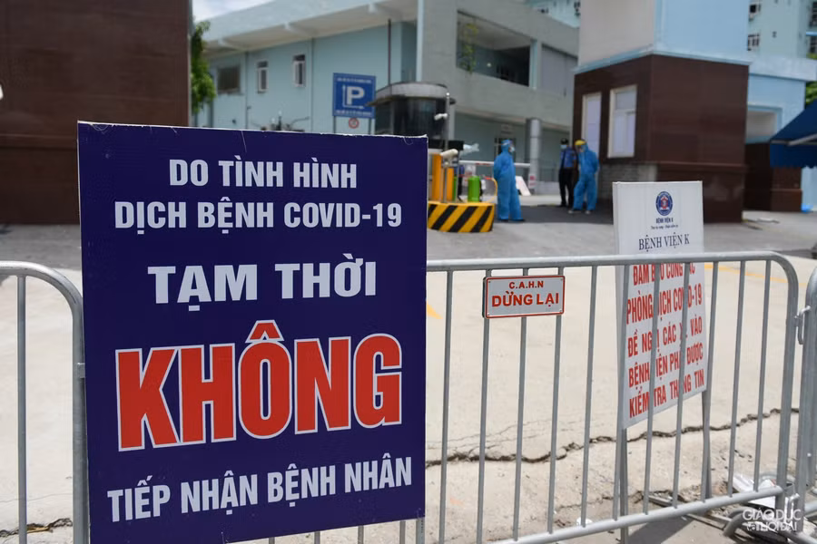 12h hôm nay 14/6, Bệnh Viện K, cơ sở Tân Triều vẫn trong trạng thái cách ly.