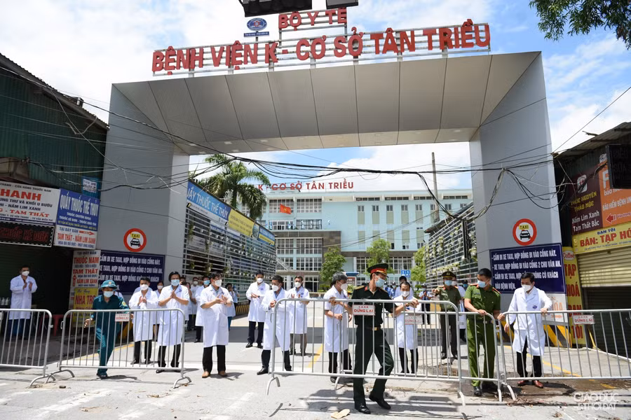 Ngày 14/6, Bộ Y tế ra quyết định kết thúc áp dụng biện pháp cách ly y tế để phòng, chống dịch COVID-19 tại Bệnh viện K cơ sở Tân Triều từ thứ Hai ngày 14/6 để bệnh viện khôi phục lại hoạt động khám chữa bệnh theo kế hoạch.