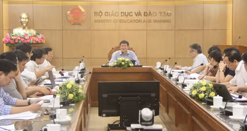 Thứ trưởng Lê Hải An chủ trì cuộc họp