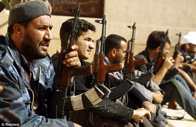 Libyan rebel leaders have flown to the UK today for talks aimed at securing more equipment from the British government Read more: http://www.dailymail.co.uk/news/article-1386240/Wanted-International-arrest-warrant-Colonel-Gaddafi-issued-public-appearance-weeks-proved-IS-alive.html#ixzz1MCv8XdzD