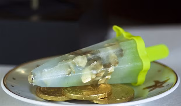 Here’s an ice lolly that will cost you a cool $1,000, thanks to ingredients, which include 24ct gold flakes and Premium Clase Azul Ultra tequila, which retails at around $1,500 a bottle. You can order one at the luxury Marquis Los Cabos resort in Baja California Sur, Mexico - if you have a lot of lolly.
