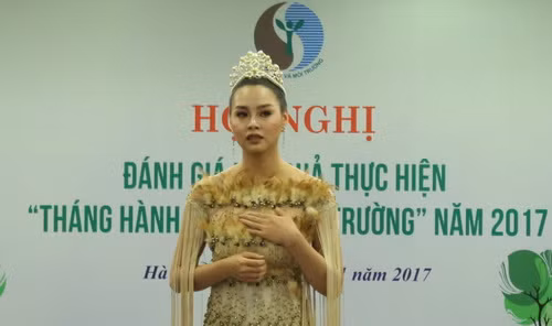 Hoa hậu biển Phạm Thùy trang chi sẽ cảm xúc sau khi được mời làm Đại sứ môi trường
