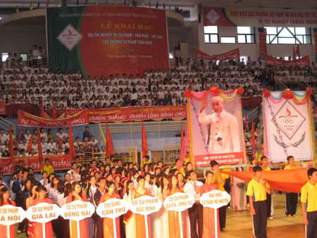 Hội thi Nghiệp vụ Sư phạm - Văn hóa - Thể thao các trường sư phạm toàn quốc Hội thi Nghiệp vụ Sư phạm - Văn hóa - Thể thao các trường sư phạm toàn quốc