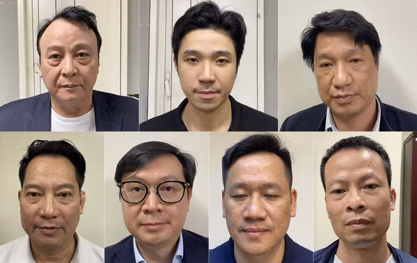 Các bị can có liên quan đến vụ án.