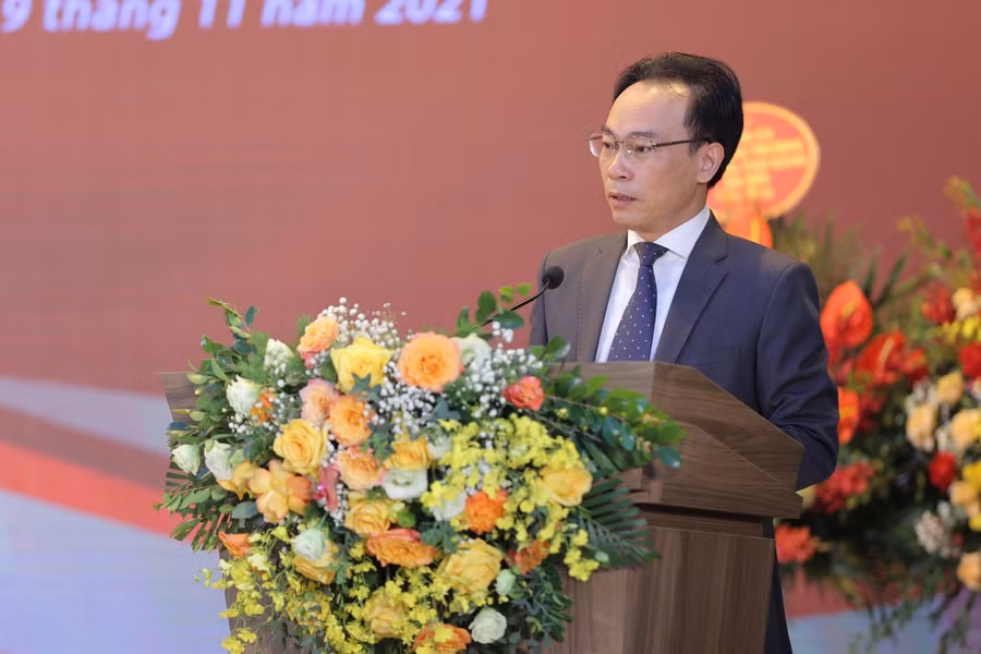 Thứ trưởng Hoàng Minh Sơn phát biểu tại buổi lễ