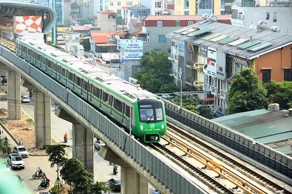 Hôm nay, tàu Cát Linh - Hà Đông được chạy thử để cấp chứng chỉ an toàn