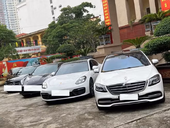 Dàn “xế khủng” trong vụ triệt xoá đường dây đánh bạc nghìn tỷ.