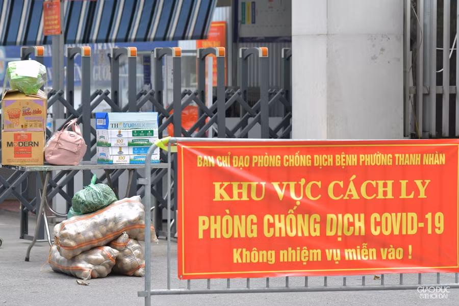 Nhiều thực phẩm đã được chuẩn bị cho chuỗi ngày cách ly.