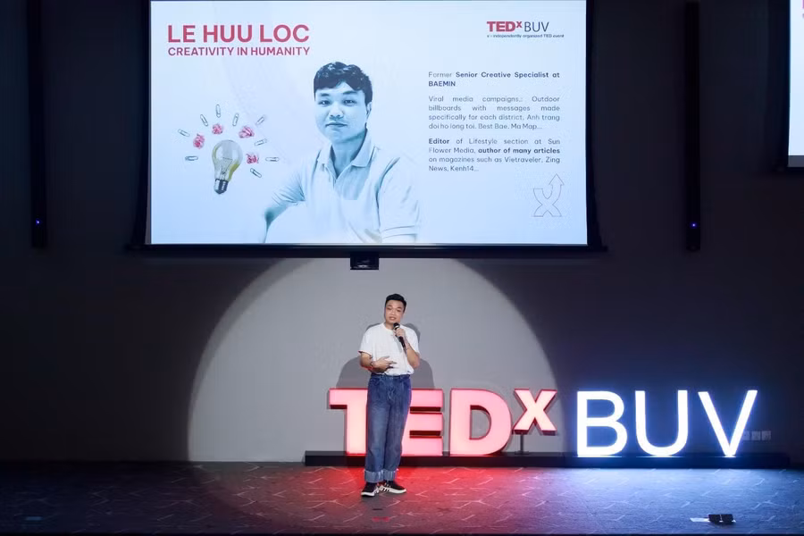 Diễn giả Lê Hữu Lộc.