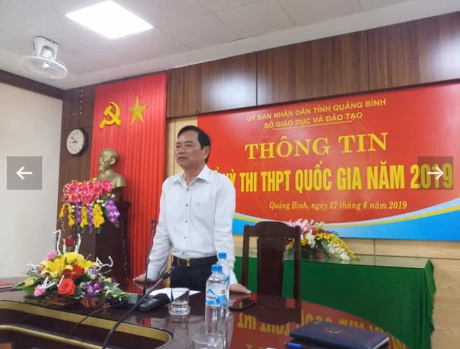 Nguyên Giám đốc Sở GD&ĐT tỉnh Quảng Bình Đinh Quý Nhân.