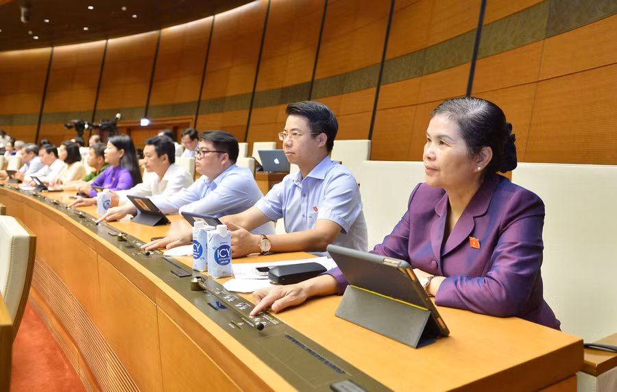 Quốc hội biểu quyết thông qua toàn bộ Luật sửa đổi, bổ sung một số điều của Luật Sở hữu trí tuệ với tỷ lệ 95,58%.