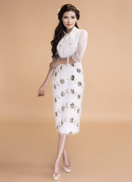 Thuy Diem goi y trang phuc nu tinh ngay cuoi tuan - Anh 6