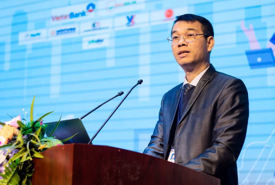 PGS.TS Lê Vinh Hưng phát biểu tại sự kiện.