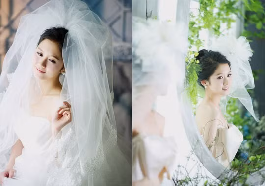 Jang Na Ra yêu kiều trong váy cưới