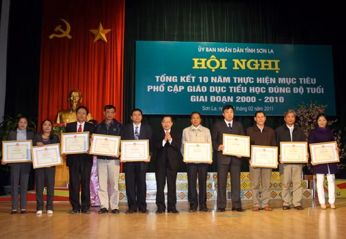 Sơn La: 205 xã đạt chuẩn PCGD tiểu học đúng độ tuổi
