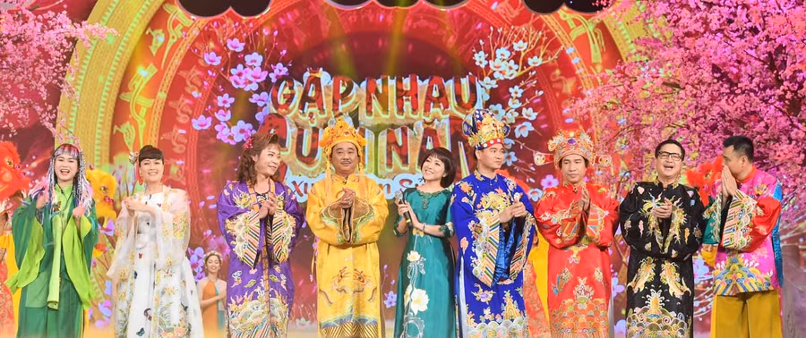 MC Thảo Vân tại Chương trình gặp nhau cuối năm 2021.