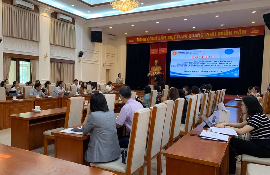 Tham vấn chính sách đối với GDMN ở địa bàn có khu công nghiệp, khu chế xuất.