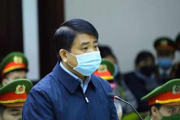 Bị cáo Nguyễn Đức Chung tại phiên toà xét xử.