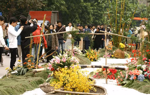 Lễ hội hoa Hà Nội năm 2008 (ảnh: Internet)