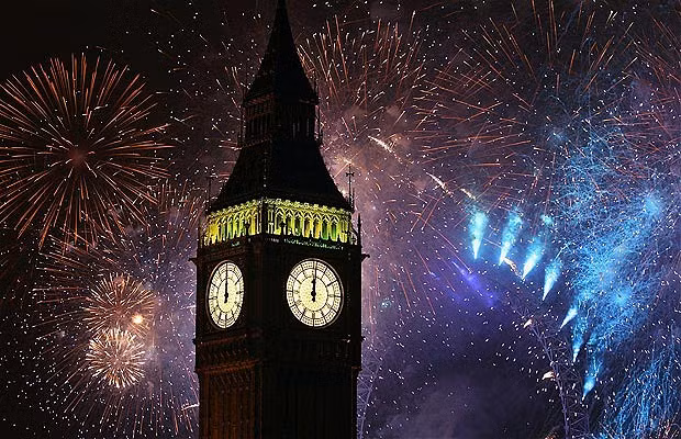 Tại đồng hồ Bigben, London, Anh