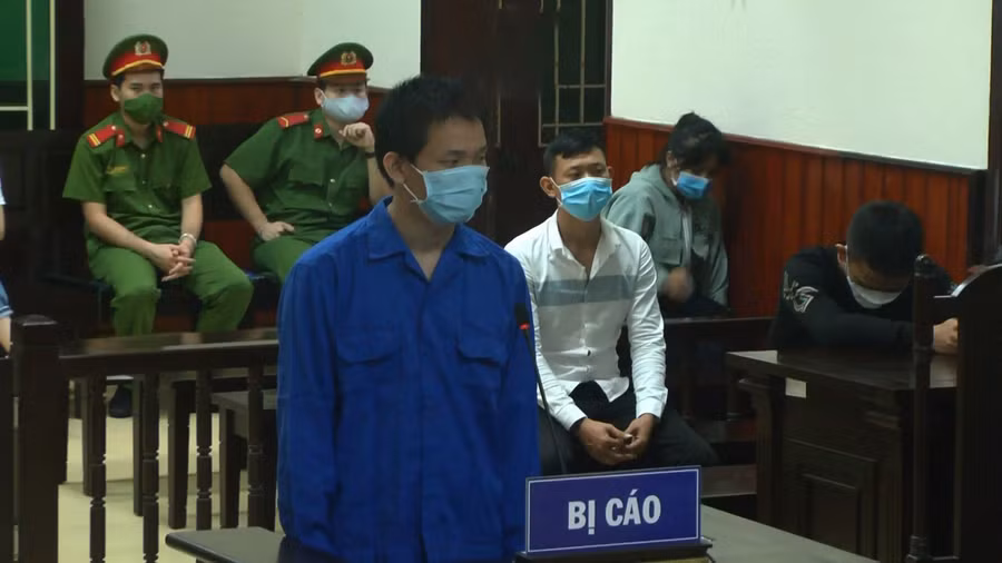 Bị cáo Đào Tiên Cần tại phiên tòa xét xử. Ảnh: Công an Bình Định.