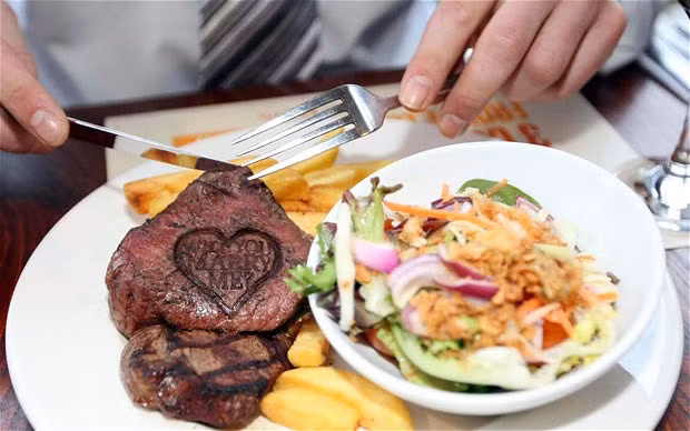 A special Leap Year Steak is seen at a Beefeater Grill, branded with ’Will You Marry Me’, for any young ladies planning to propose to their beloved on Wednesday 29th February.