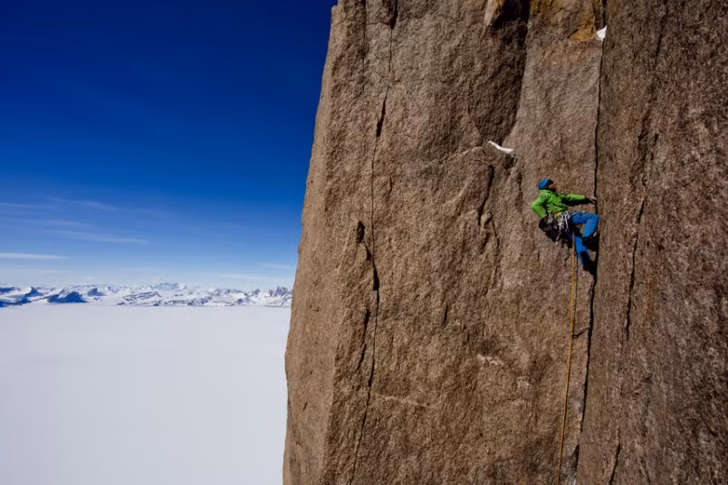 British climber Leo Houlding has led an international team of climbers to the summit of Ulvetanna in Antarctica. The climb was the first ascent of the 2,930m granite peak in eastern Antarctica by its north-east ridge. It is widely considered to be the most demanding peak on the harshest continent - and has been described as one of the last great climbs. The team led by Houdling included fellow Brits Jason Pickles, Chris Rabone and film-maker Alastair Lee, as well as American Sean Leary (above) and South African David Reeves.