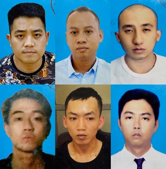 Một số đối tượng có liên quan đến vụ án. Ảnh: Bộ Công an.
