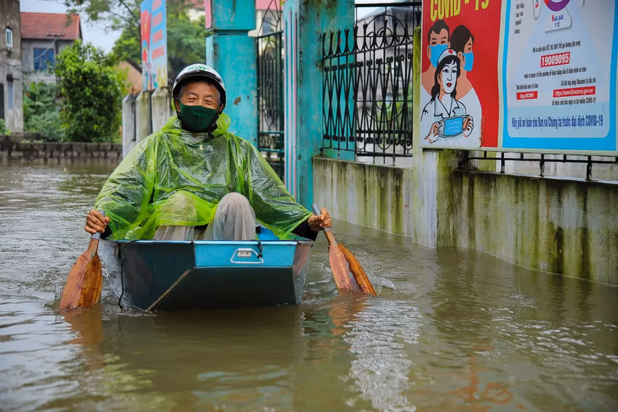 Được biết, đây là vùng trũng nên năm nào cũng xảy ra tình trạng ngập, nặng nhất là vào năm 2018.