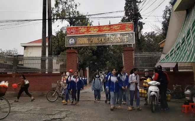 Trường THCS Ngư Lộc (huyện Hậu Lộc, tỉnh Thanh Hóa) - nơi cô Xuyến công tác. Ảnh: DN&amp;TT