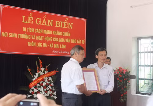 Tri ân cống hiến của nhà văn, nhà báo Ngô Tất Tố