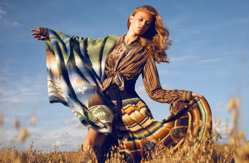 Frida Gustavsson xinh đẹp trong trang phục Bohemian ảnh 2