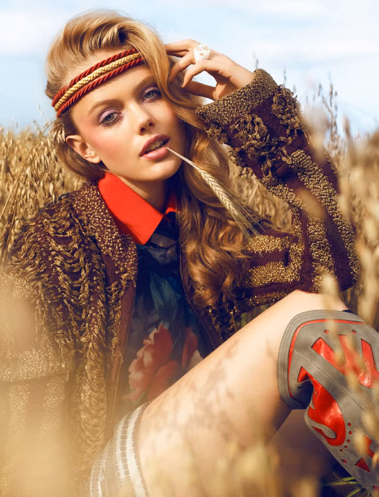 Frida Gustavsson xinh đẹp trong trang phục Bohemian ảnh 5