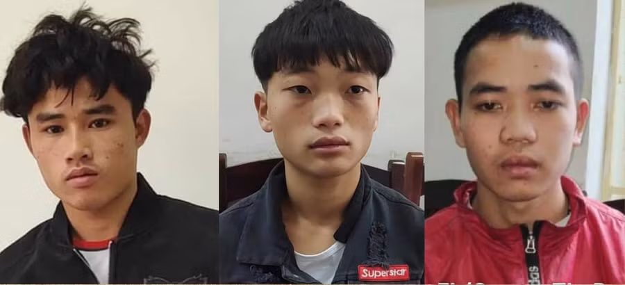 3 đối tượng có hành vi hành hung người, cướp tài sản bị bắt giữ. Ảnh: Công an Hà Nội