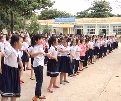 Trường Tiểu học Võ Thị Sáu dù là trường đạt chuẩn quốc gia nhưng nhiều năm liền tuyển sinh đầu năm đều không đủ chỉ tiêu được giao