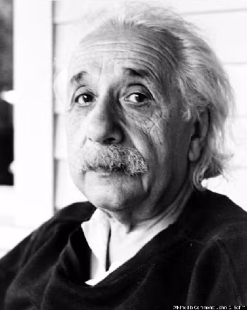 Einstein trong những năm 1950. Ảnh: Wikimedia Commons