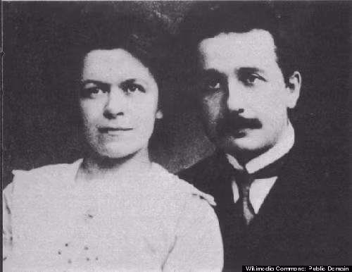 Einstein và người vợ đầu Mileva Marić. Ảnh: Wikimedia Commons