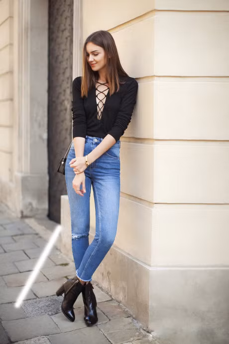 Meo chon quan jeans 