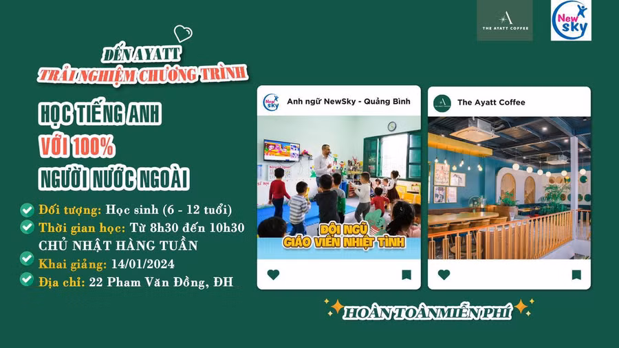 Chương trình học của Trung tâm Anh ngữ NewSky.